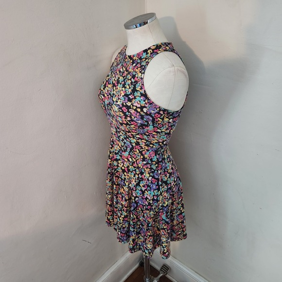 LUSH Womens Floral Print Sleeveless Skater Dress XS - Picture 5 of 5